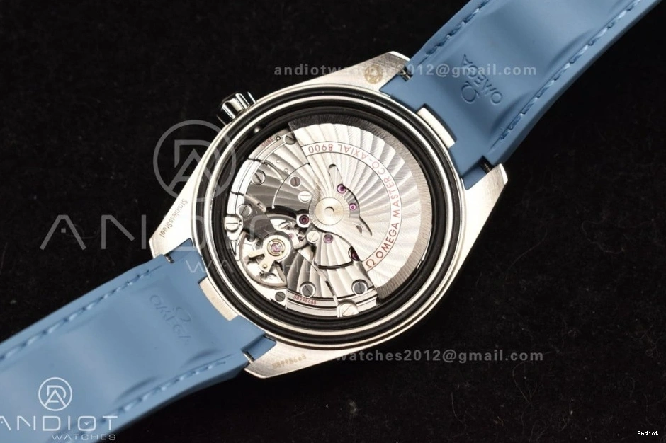 1:1 Summer on Terra Dial Clone Blue VSF Super Strap Blue Rubber A8900 Best 41mm Edition Aqua 1103